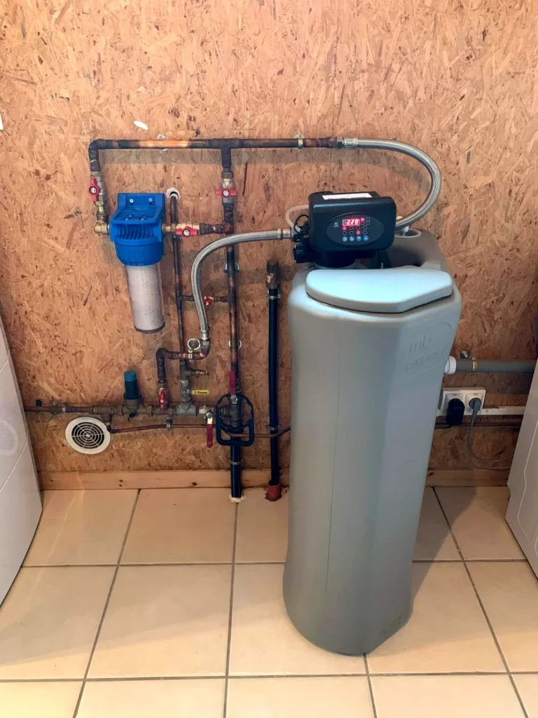 Adoucisseur d’eau raccordé